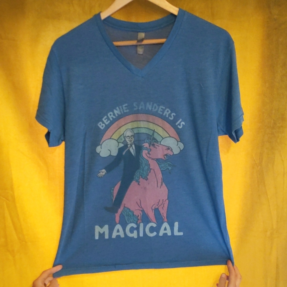 Bernie Sanders is Magical distressed graphic tee